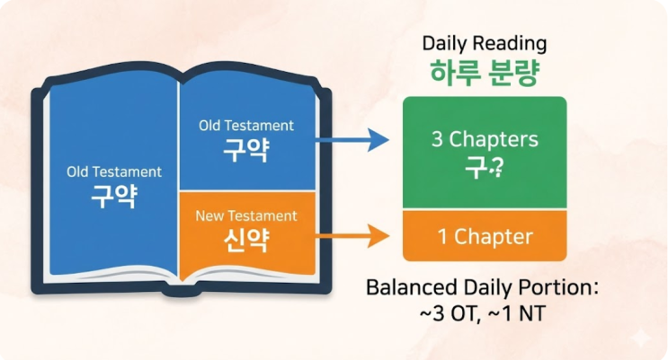  성경 읽기표,  1년 통독 계획표 종류 비교 총정리
