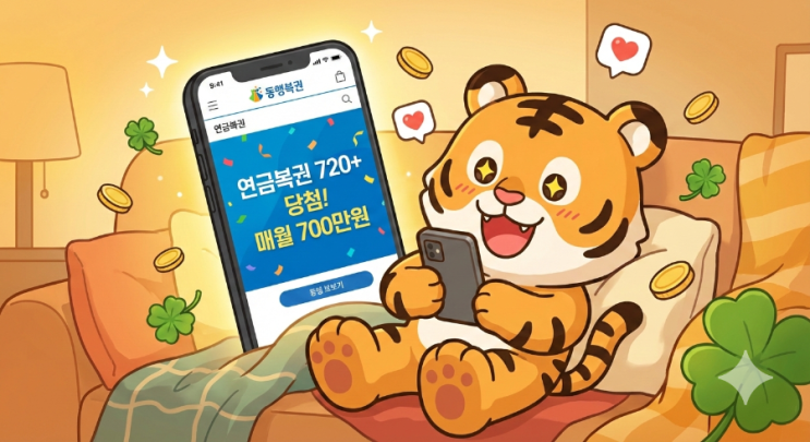  [꿀팁] 동행복권 홈페이지 모바일 복권 구매 방법 완벽 정리 (로또 vs 연금복권 720)