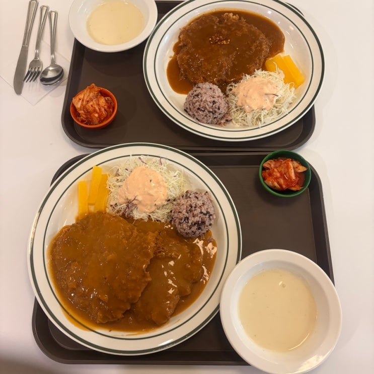  건대돈까스 / 혼밥하기 좋은 가성비 수제왕돈까스 맛집 [ 엠브로돈까스 건대점 ]