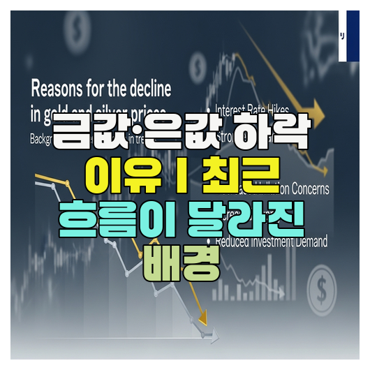  금값·은값 하락 이유｜최근 흐름이 달라진 배경