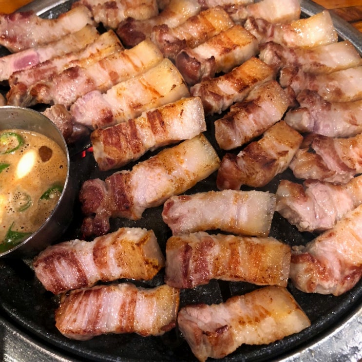  송도 삼겹살 구워주는 고기 맛집 송도어멍
