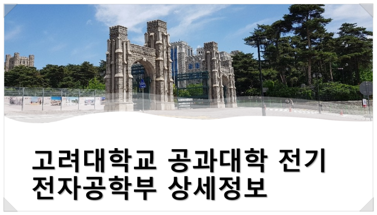  고려대학교 공과대학 전기전자공학부 상세정보
