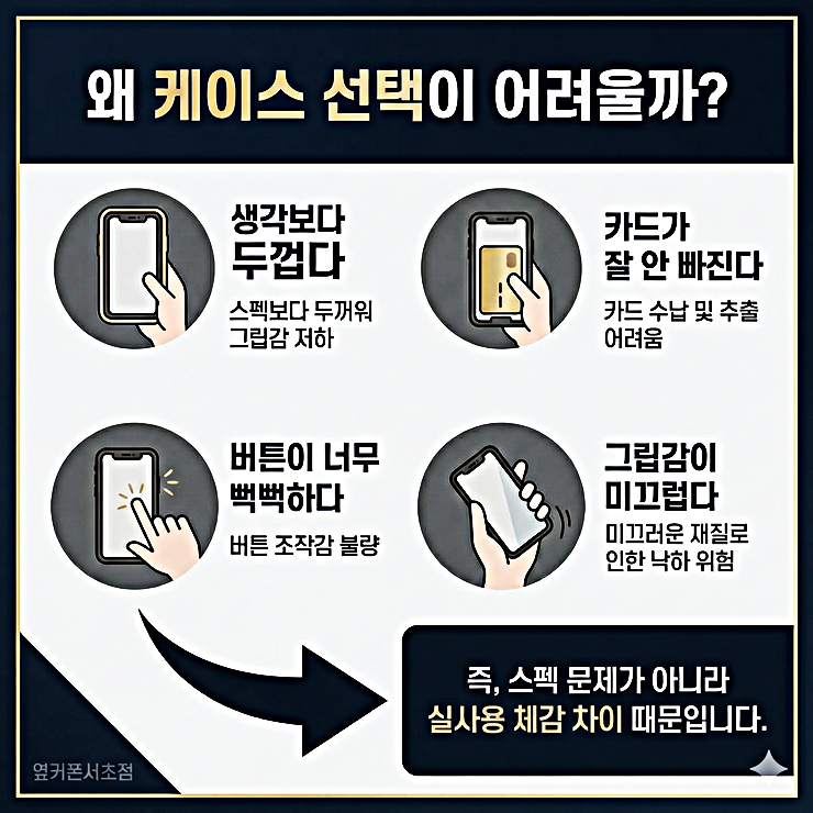 갤럭시 S25 케이스 추천? 매장에서 가장 많이 듣는 질문 정리 [옆커폰 서초점]
