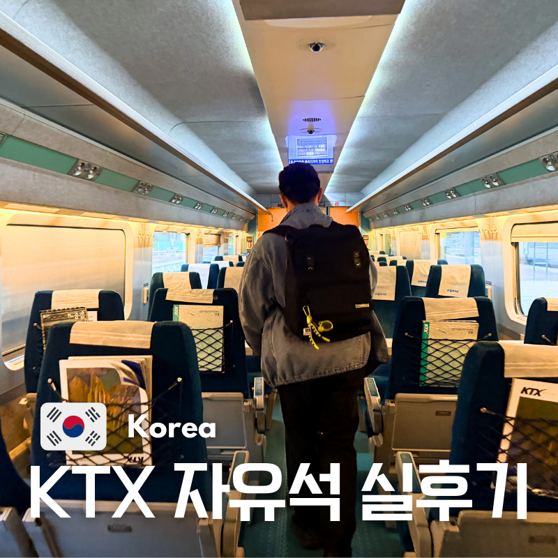 KTX 자유석 후기 자율 체크인 18호차 명절 탑승