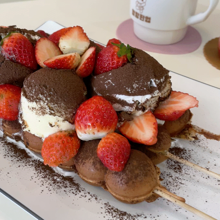  대전 수제 와플 맛집 말랑한입 | 비주얼에 놀라고 맛에 두 번 놀라는 토핑 폭탄 와플