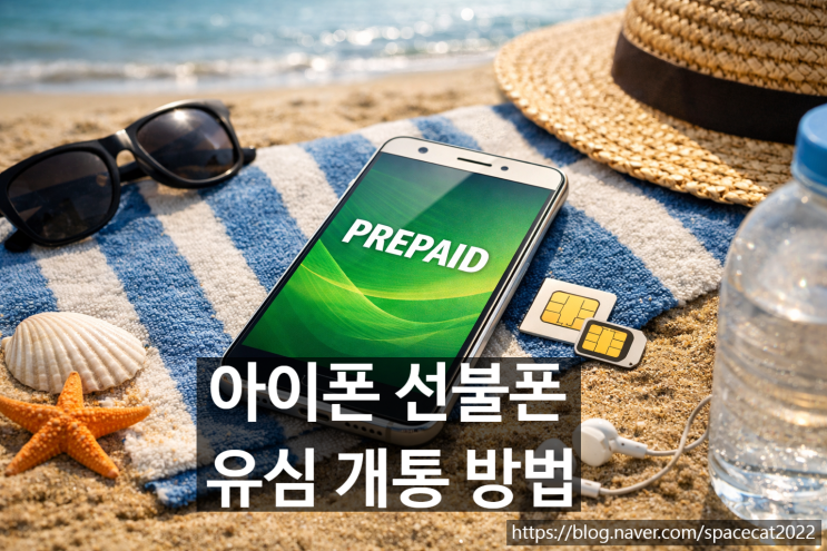  아이폰 선불폰 유심 개통 방법 단계별 정리하기