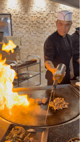 괌 데판야끼 맛집 괌조이너스 예약 방법 불쇼 데판야끼 후기