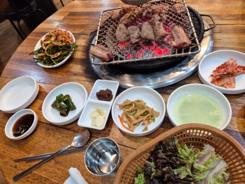동해 왕갈비 돼지갈비 맛집!!! 천곡동 "박대감 화로구이 동해본점"