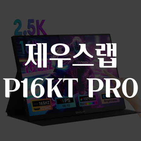 알리익스프레스 ZEUSLAP 제우스랩 P16KT PRO 휴대용 모니터 할인 2월