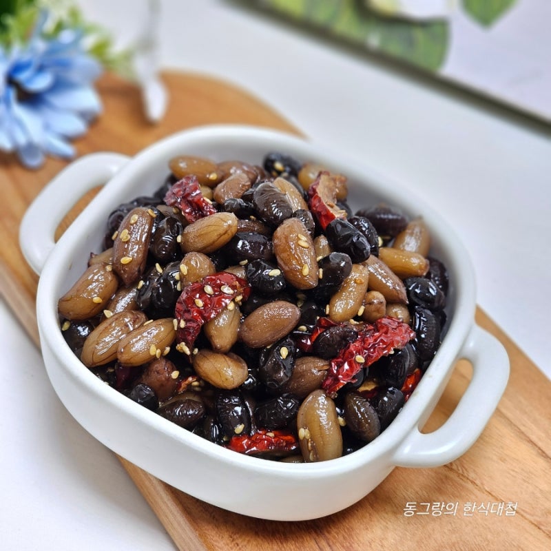 한번에 부드러운 검은콩조림 땅콩조림 만드는법 콩자반 만들기 요리 황금레시피