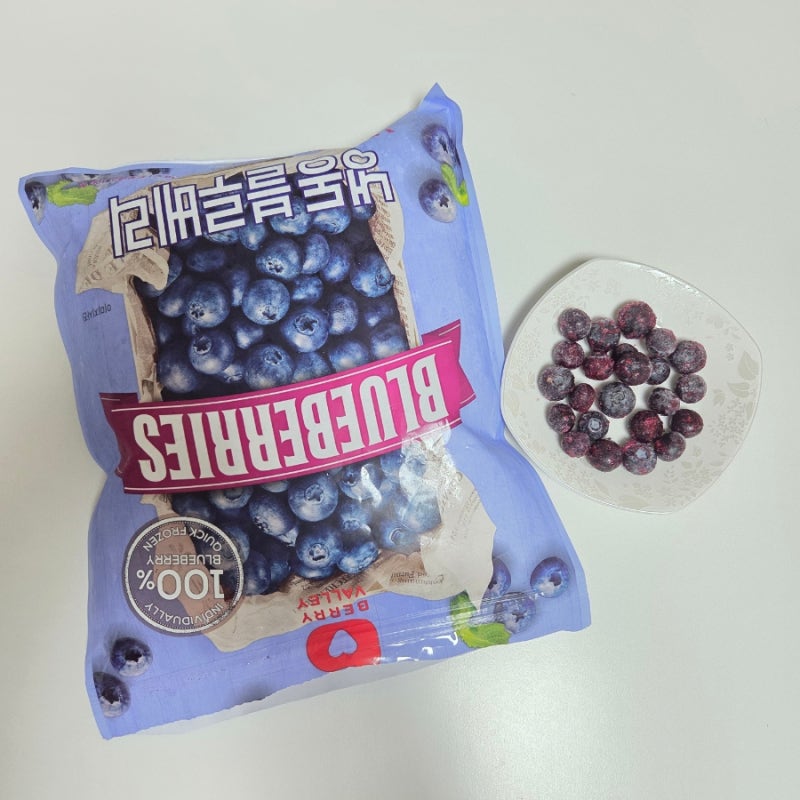 그릭요거트와 잘 어울리는 베리밸리 칠레산 냉동 블루베리 내돈내산 후기