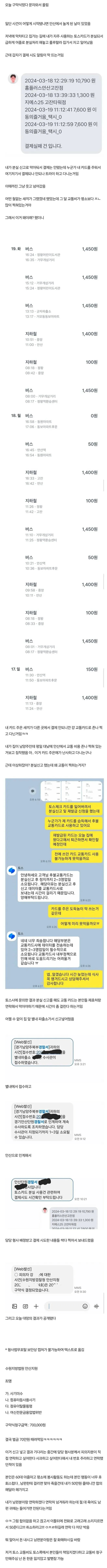 주운 카드 쓰고 다닌 아줌마 참교육한 썰