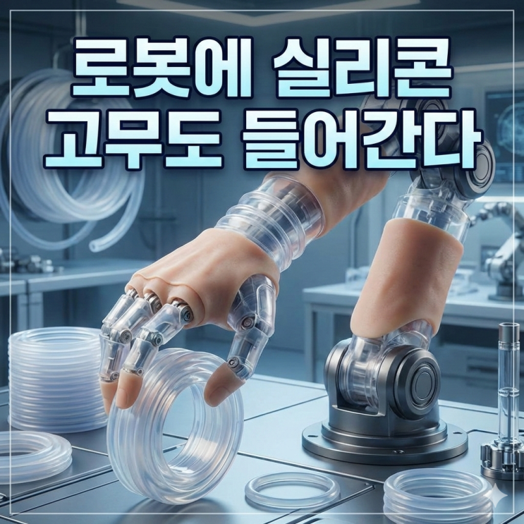  로봇에 들어가는 실리콘고무도 로봇관련주다