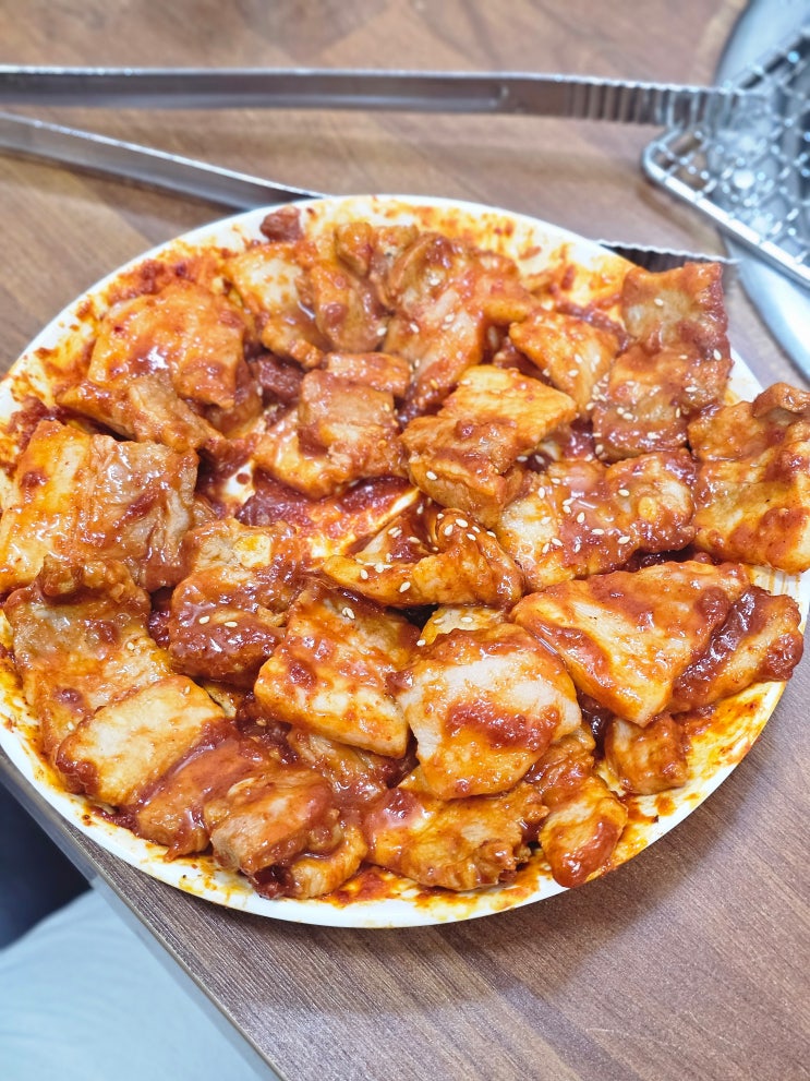  또 와도 또 맛있는 석쇠 양념 삼겹살 구이 맛집 대구노포 석전숯불구이