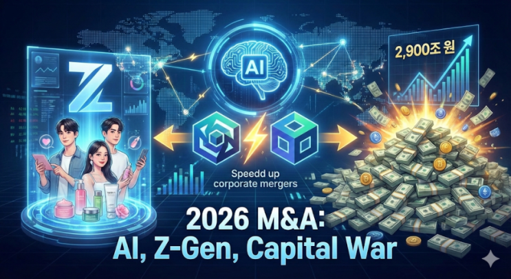  6200조원 돈방석 터졌다! 2026년 기업들 쇼핑 리스트 4가지 (M&A 트렌드)