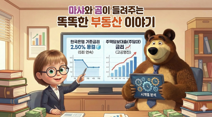  기준금리 2.5% 동결인데 내 이자는 7%? 2026년 주담대 생존 전략