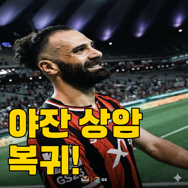  야잔 재계약 오피셜! FC서울이 K리그 최강 방패가 된 이유?
