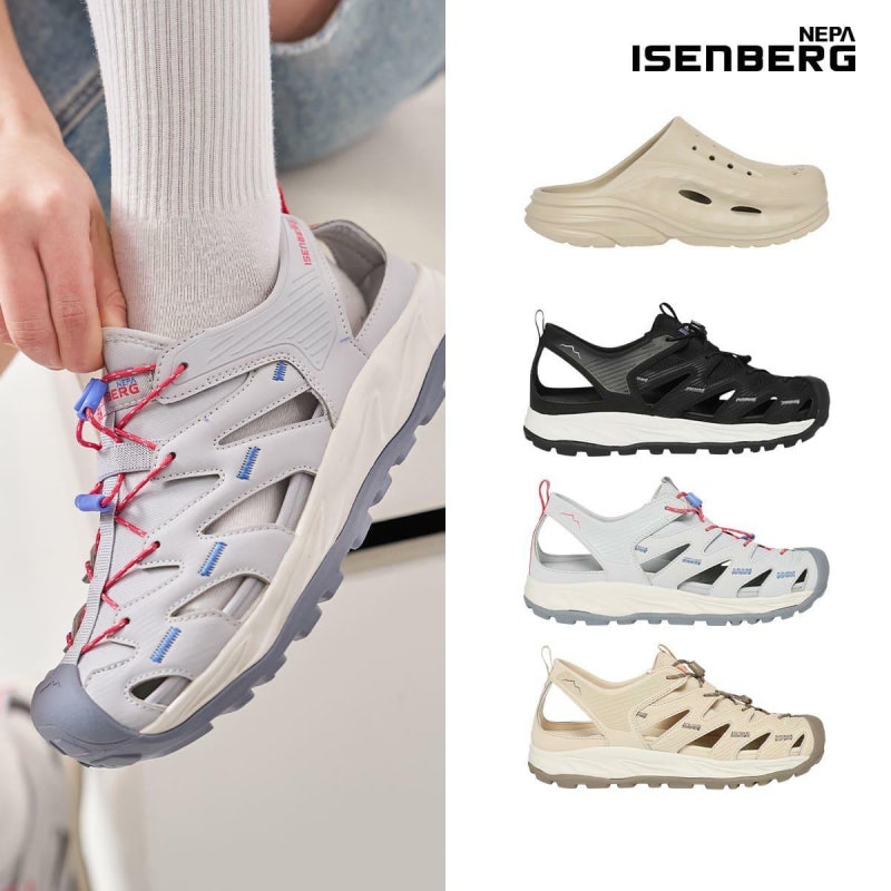 여성 네파 이젠벅 트레킹 샌들+슬리퍼 SET 상세분석