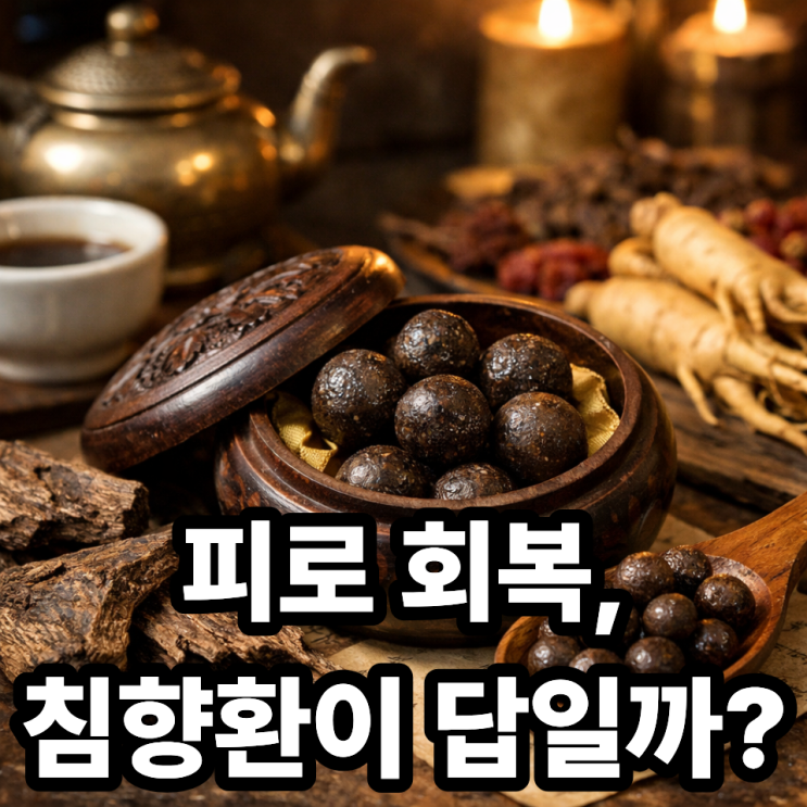  침향환이 피로 회복에 효과적인 이유, 왜 몸이 가벼워질까?