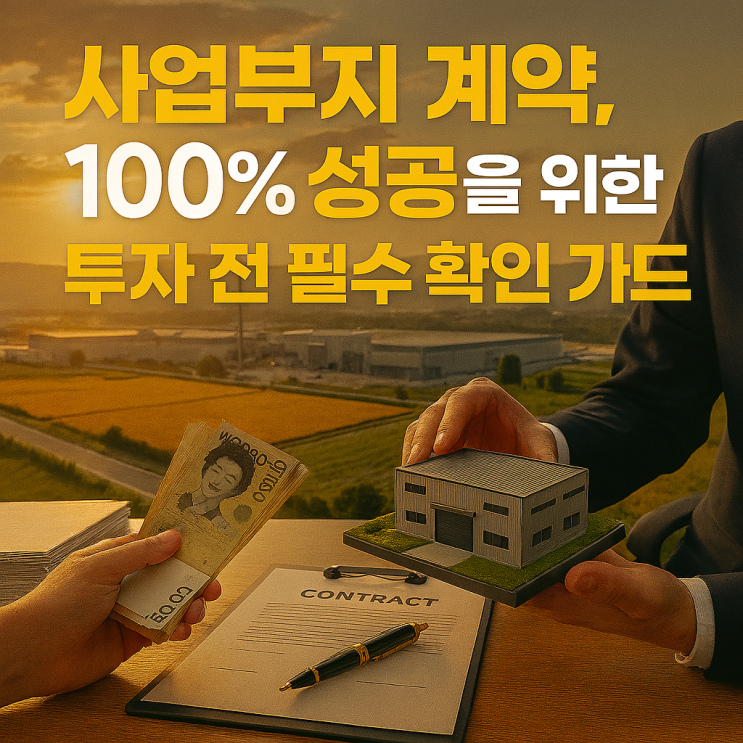  사업부지 계약, 아파트 매수와 다릅니다! 계약 전 반드시 점검해야 할 핵심 포인트