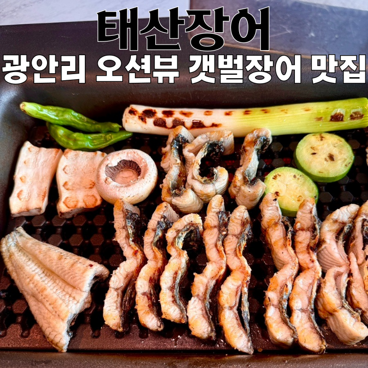 민락동맛집 태산장어 : 광안리 오션뷰 강화도 갯벌장어 맛집 [부산 광안리]