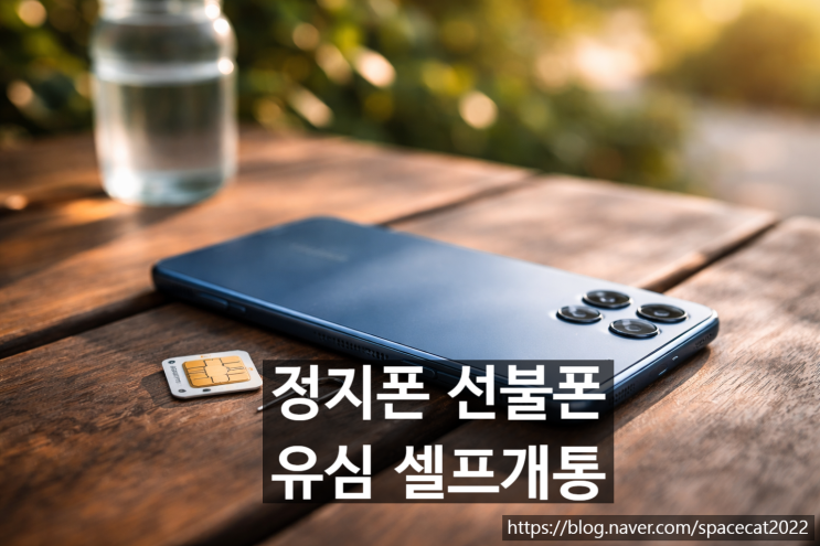  정지폰 선불폰 유심 셀프 개통 핵심 절차 안내