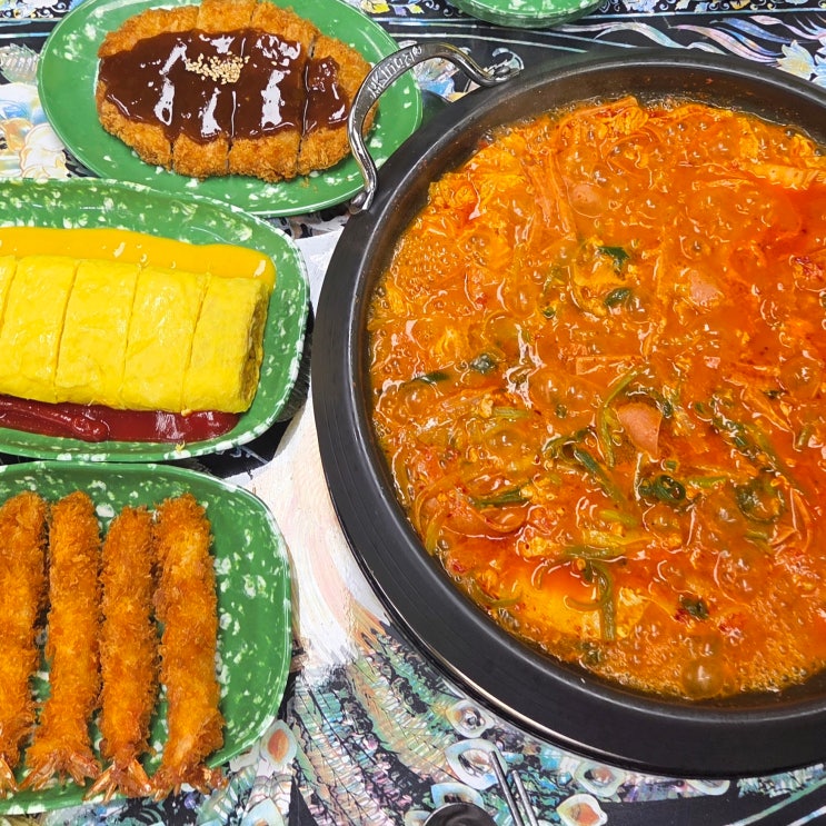  남양주 평내동 맛집 송탄식당 가성비 부대찌개 세트