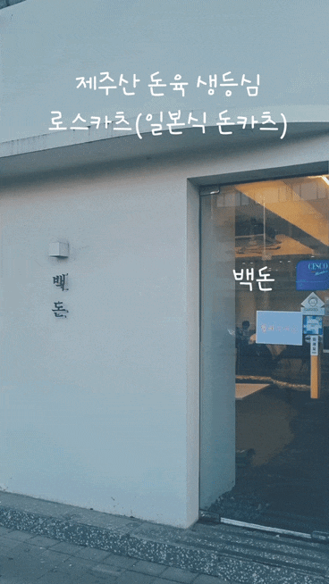 망우역 돈까스 백돈 일본식 돈카츠