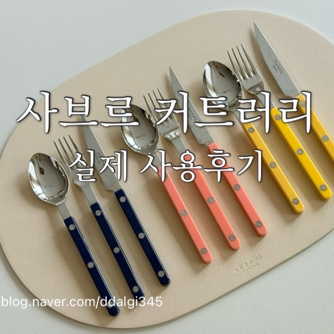 사브르 커트러리 신상 에스프레소 한식수저세트 디저트 샐러드 디너커트러리