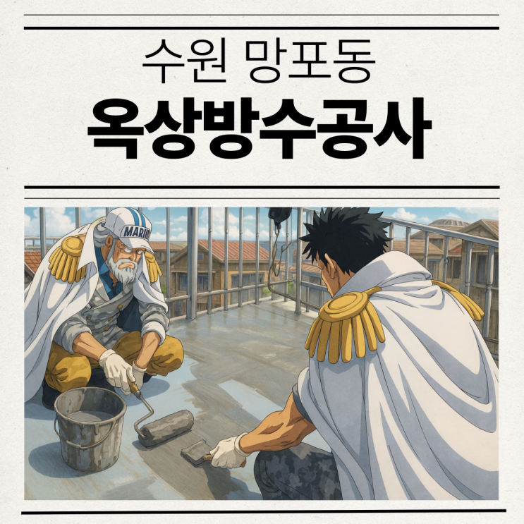  수원 옥상방수 망포동 탑층 빌라 아랫집에 물이 샐때?