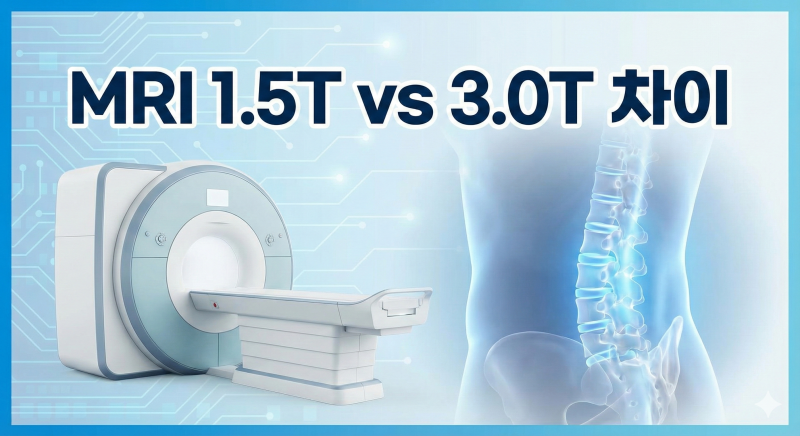 허리디스크 MRI 1.5T vs 3.0T 차이｜정확도·가격·실비 비교