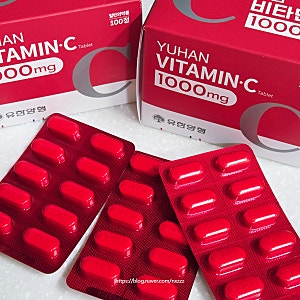 여성 영양제 유한양행 비타민c 1000mg 100정 효능