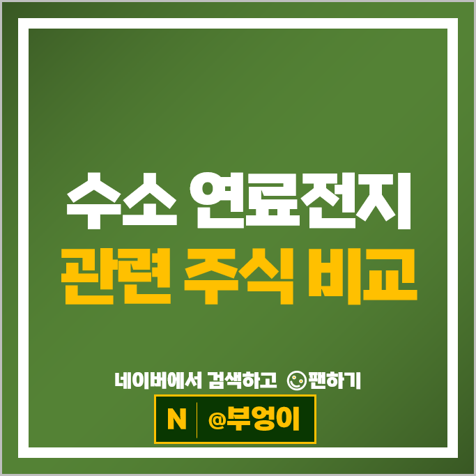수소연료전지관련주 두산퓨얼셀 주가 비에이치아이 주식