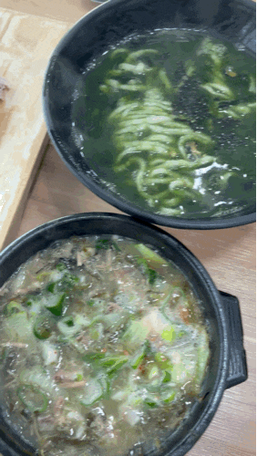  중문 아침식사 서귀포 해장국 맛집 중문보말칼국수 강추