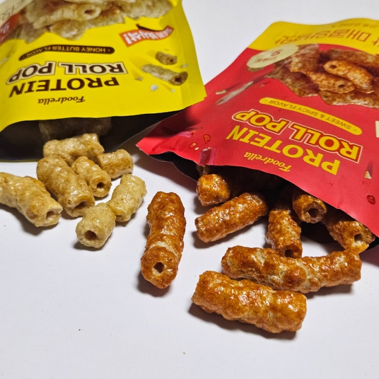  올리브영 추천 간식 신상 푸드렐라 프로틴 롤팝 단백질함량 16프로 맛솔직후기