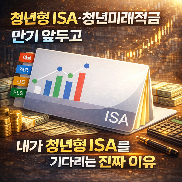  청년형 ISA과 청년미래적금, 만기 앞두고 내가 청년형 ISA를 기다리는 진짜 이유