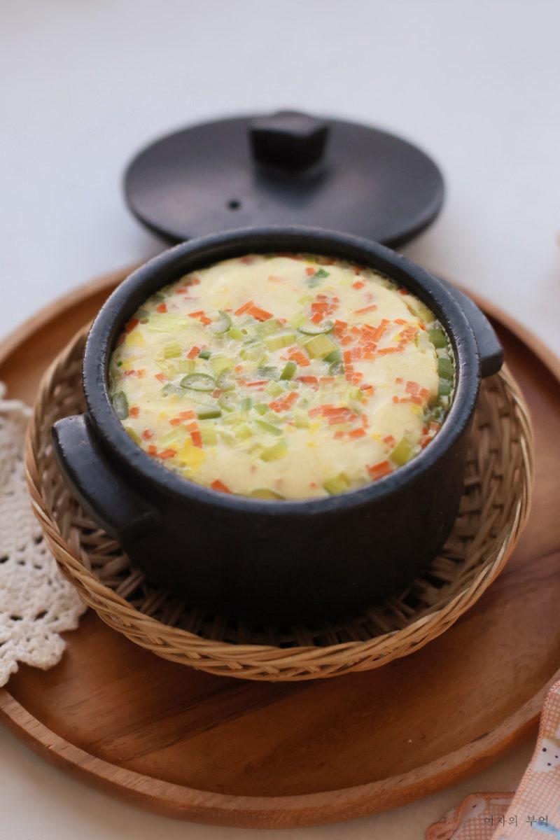 전자렌지 계란찜 만들기 뚝배기 계란찜 전자레인지 시간