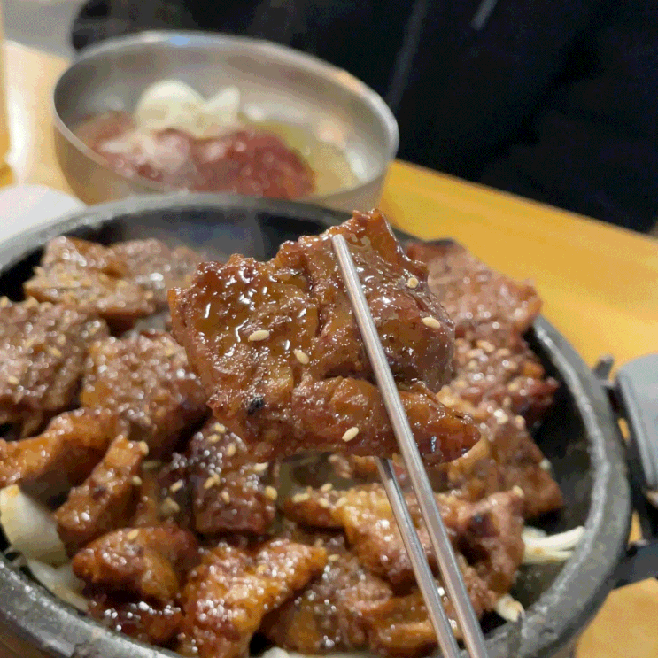  대전가성비맛집 삼촌네궁동점 | 마지막 한 점까지 따뜻하게 대접받는 지글지글 석갈비 한 상