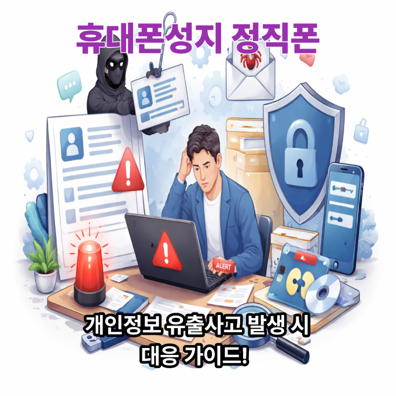 [송탄휴대폰]휴대폰 성지 정직폰 개인정보 유출 사고 발생 시 대응 가이드!