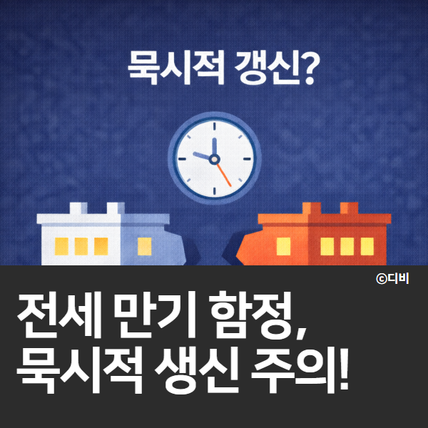  전세 재계약, 말 안 하면 생기는 일