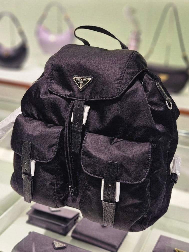 PRADA : 프라다 미디엄 리나일론 백팩 실사용 후기