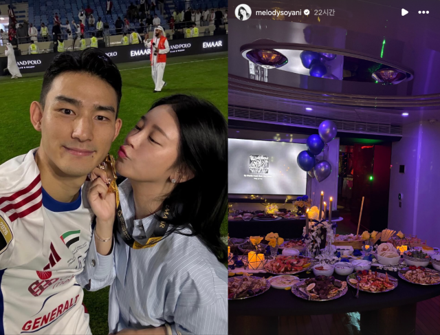 티아라 소연, 두바이서 요트 위 '초호화 파티' 새댁 일상이 이 정도? 레전드 미모 화제 근황