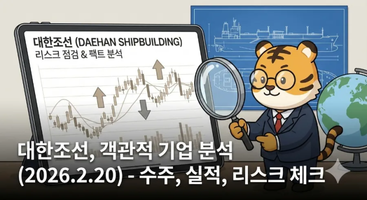  [기업 분석] 대한조선 2025년 실적 및 최근 수주 현황 업데이트 (투자 전 리스크 점검 필수)