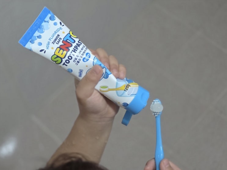  어린이고불소치약 우리집 키즈치약 센토로 선택