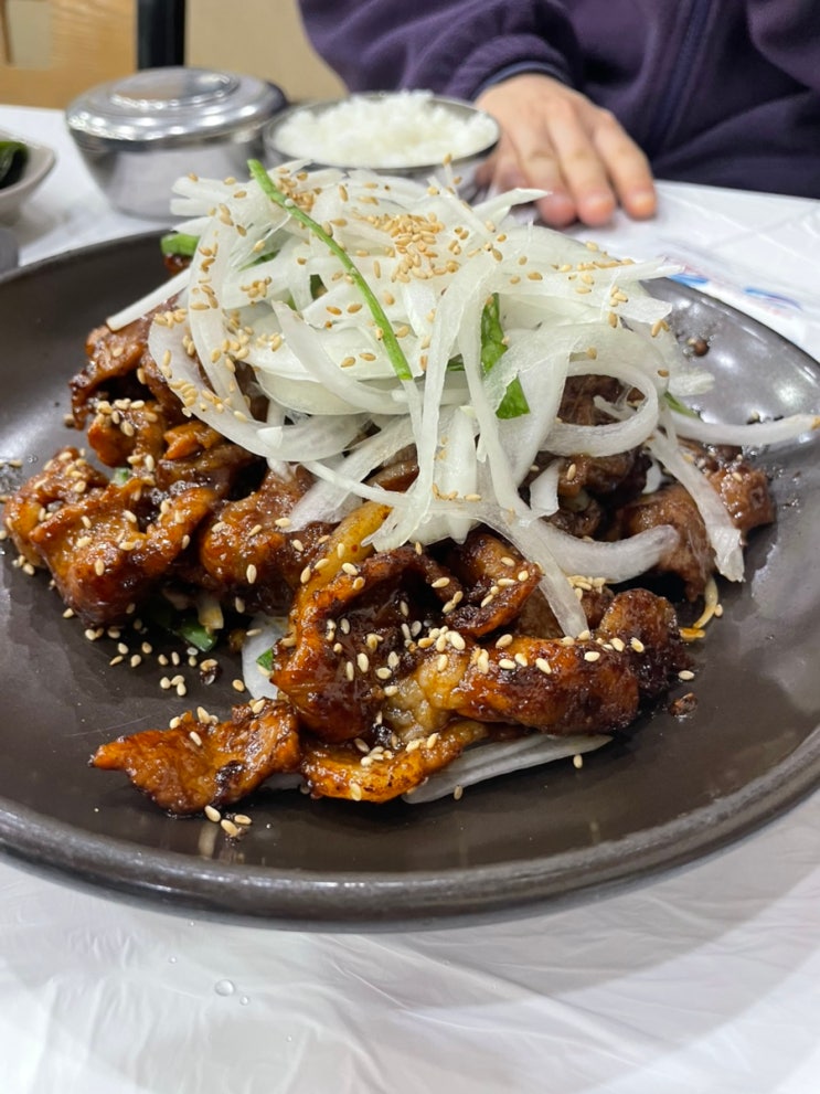  군산 토실배기 지곡동단체모임 군산돼지불고기백반 순한맛 군산저녁추천 군산현지인맛집 내돈내산