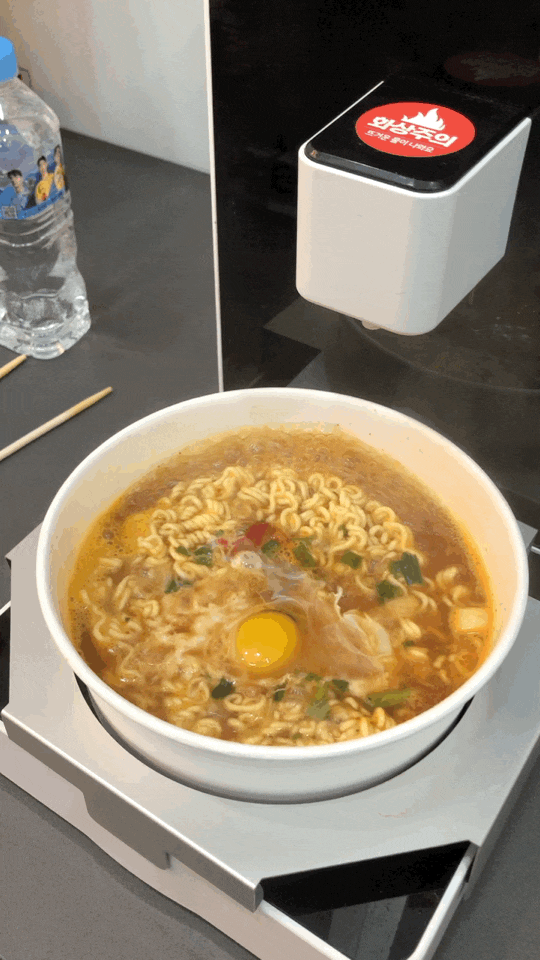 송도 무인 라면 가게 라면의길 커낼워크 맛집
