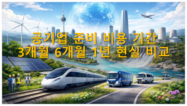  공기업 준비 비용 기간 3개월 6개월 1년 현실 비교