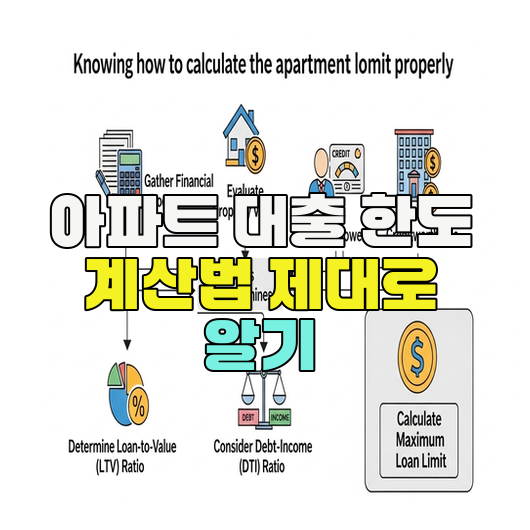  아파트 대출 한도 계산법 제대로 알기