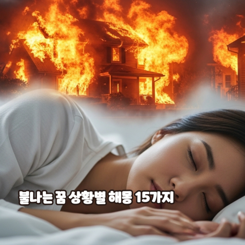 불나는꿈 해몽 상황별 해석