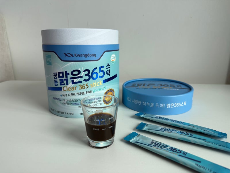 광동 맑은 365 스틱 목이건조할때 챙겨요. 상쾌한 후기